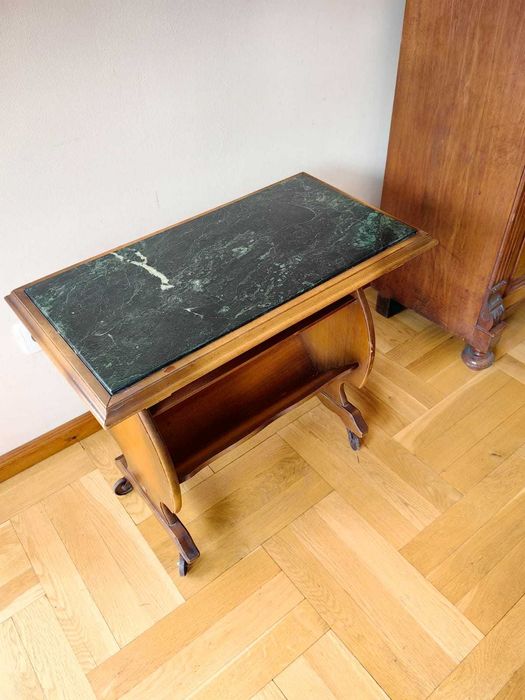 Gazetnik marmur ława stolik