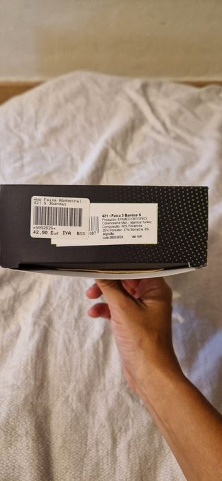 Faixa / cinta abdominal nova