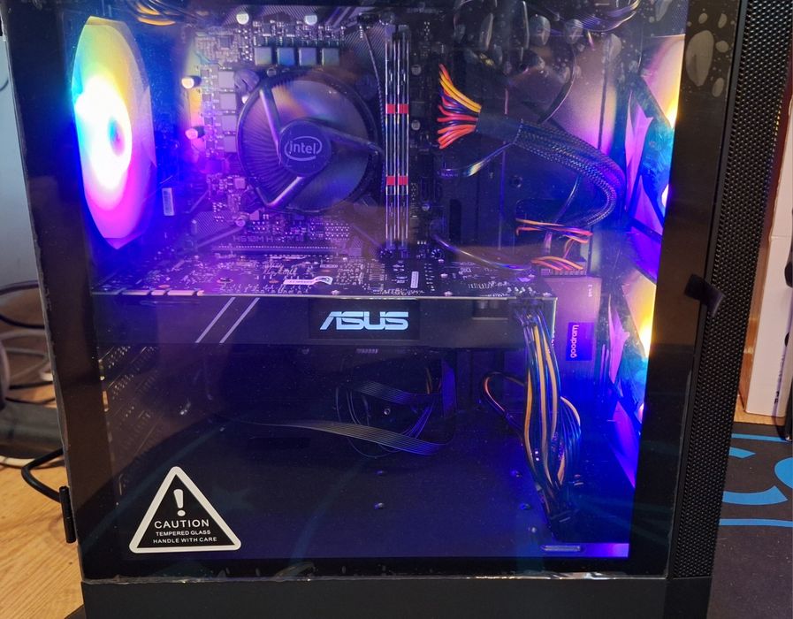 PC i5 11400f 6 rdz/12 x4.40GHz+GTX 1070 8GB+16GB DDR4+1TB SSD Win11/NOWA obud RGB/OKAZJA