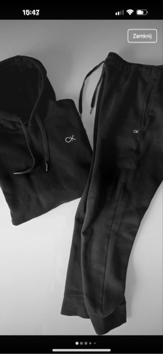 Śliczny dres CK firmowy Calvin Klein męski rozmiar L super stan