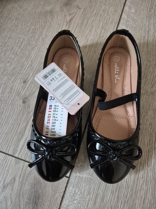 Balerinki czarne rozm. 33
