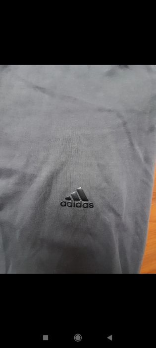 Szare leginsy sportowe Adidas M