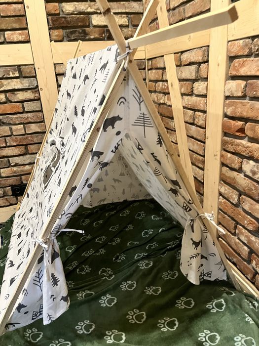 Namiot tipi w motywy zwierzece hand made