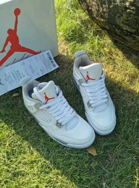 Jordan 4 Retro White Oreo R.44