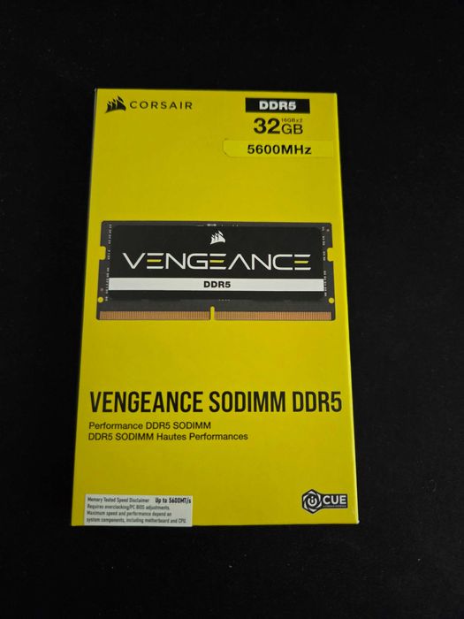 Pamięć RAM Corsair Vengeance SODIMM DDR5 32 GB 2X16GB 5600MHz CL48