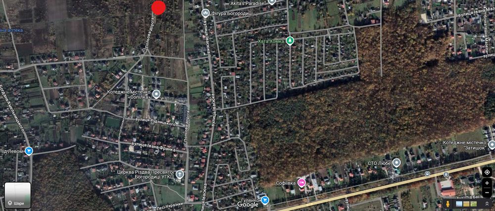 Продаж земельної ділянки в с. Конопниця - ділянка за містом