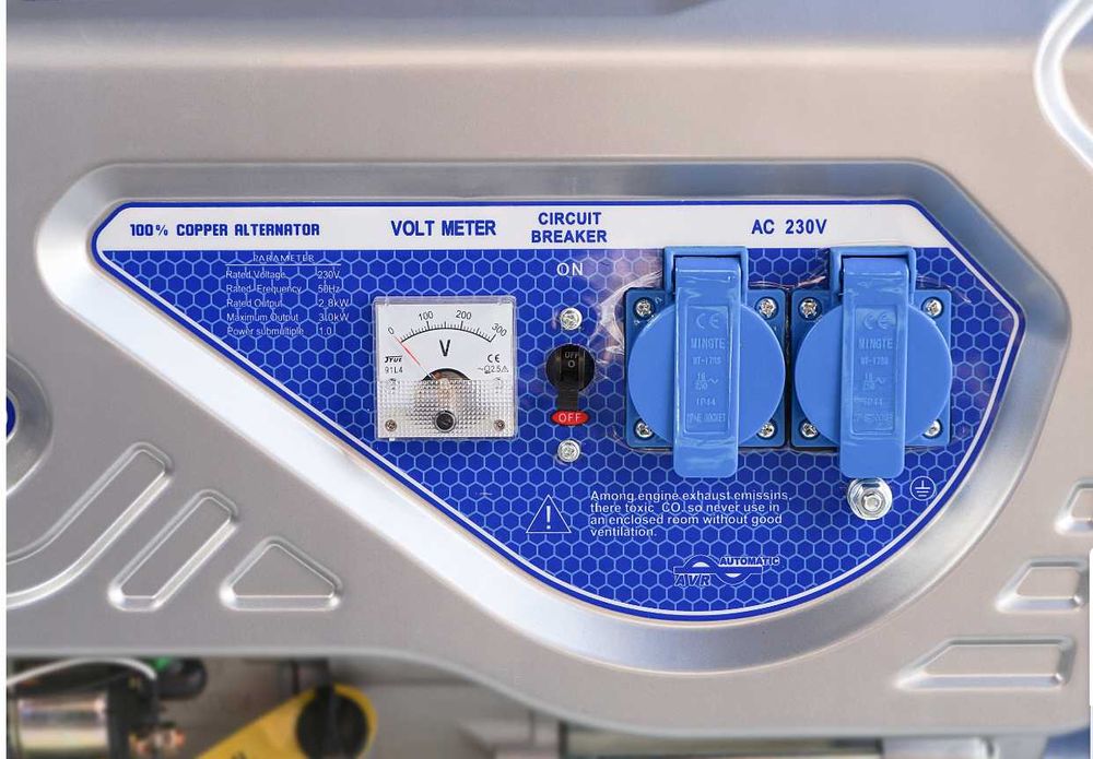 Generator agregat prądotwórczy benzynowy el. start 3000W 3KW 230V