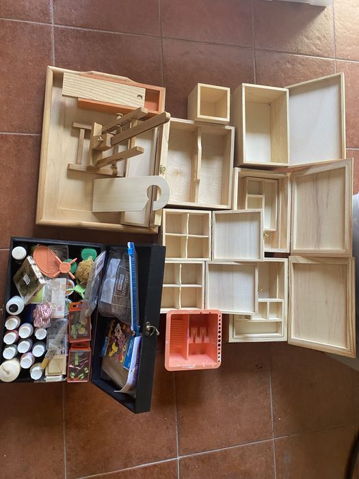 News: Set of tea boxes, jewelry boxes, trays, and others64751913788545122