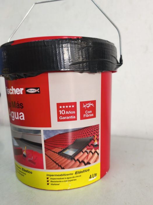 Impermeabilizante elástico Fischer 4L branco