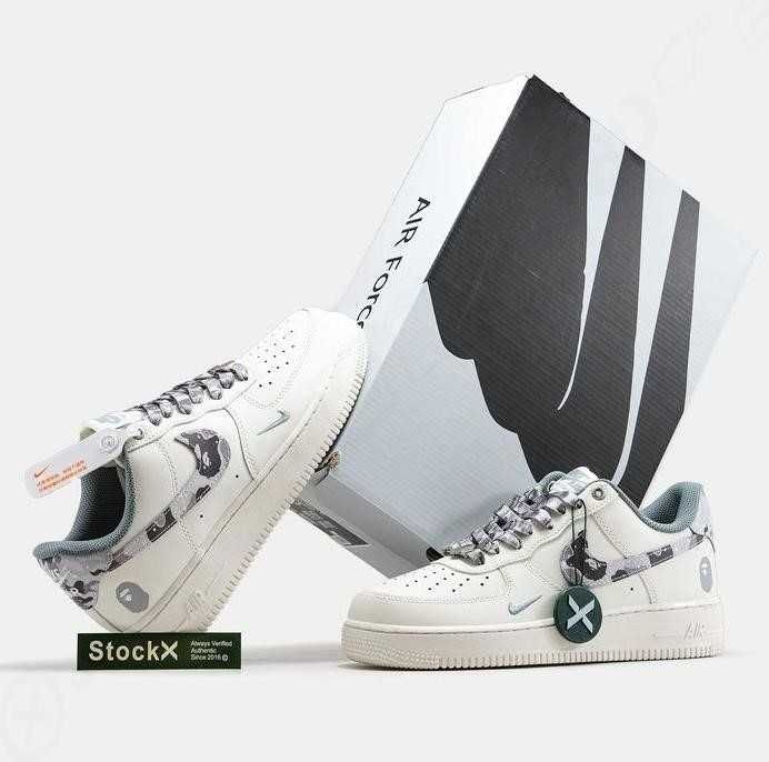 Мужские кроссовки Nike Air Force 1 x BAPE 40-45 найк аир форсе: 2 749 ...