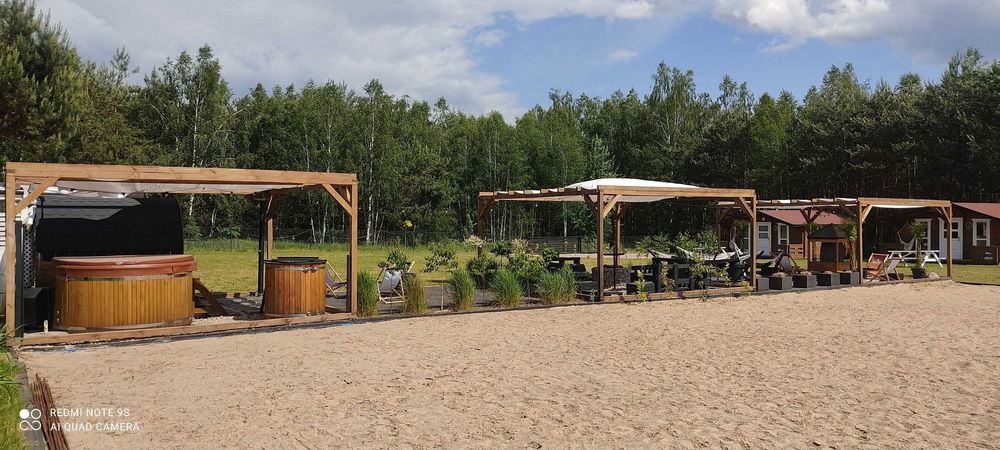 Domki letniskowe-Domki Mazury-Ruciane-Nida-Basen-Sauna-Jacuzzi-Las-Łąka