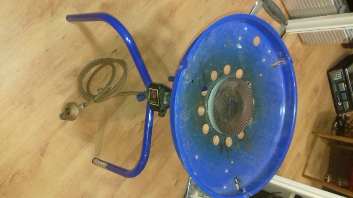 Duży palnik gazowy, składany.