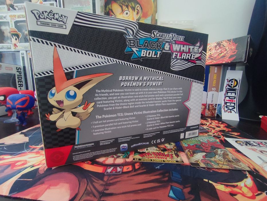 Pokemon- Victini Illustration collection - Black Bolt and White Flare