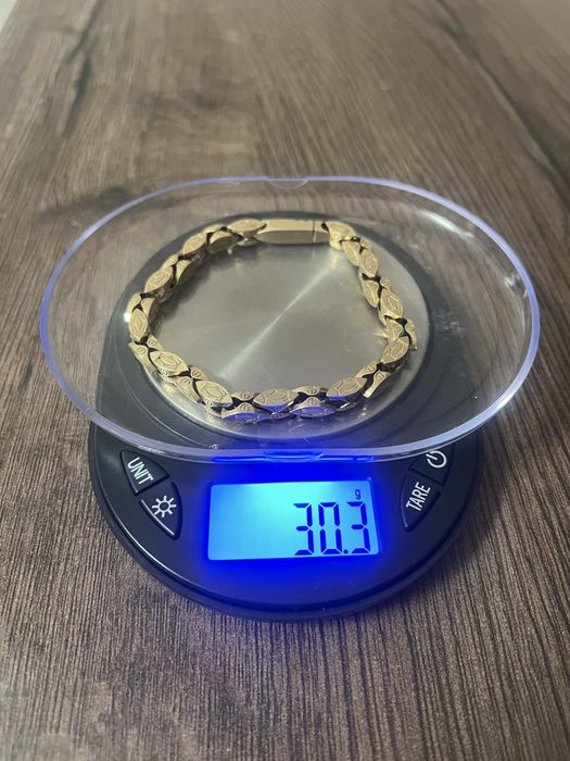 Złoty łańcuszek / łańcuch cartier i bransoletka cartier 585 90,7g 30,3
