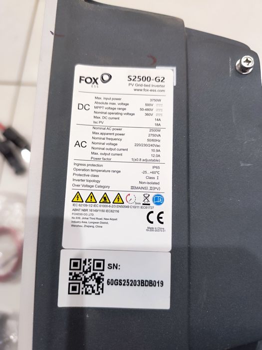 Falownik Inwerter FOX S2500 G2