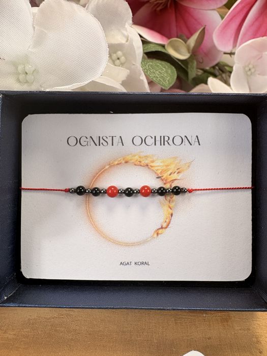 Bransoletka intencyjna „Ognista ochrona”