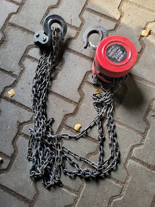 Wyciagarka łańcuchowa 5T, 3T i 2T - kpl