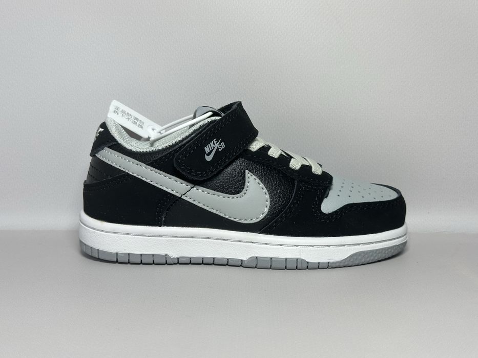 Дитячі кросівки Nike SB Dunk Low Pro Black/Gray р.24-37