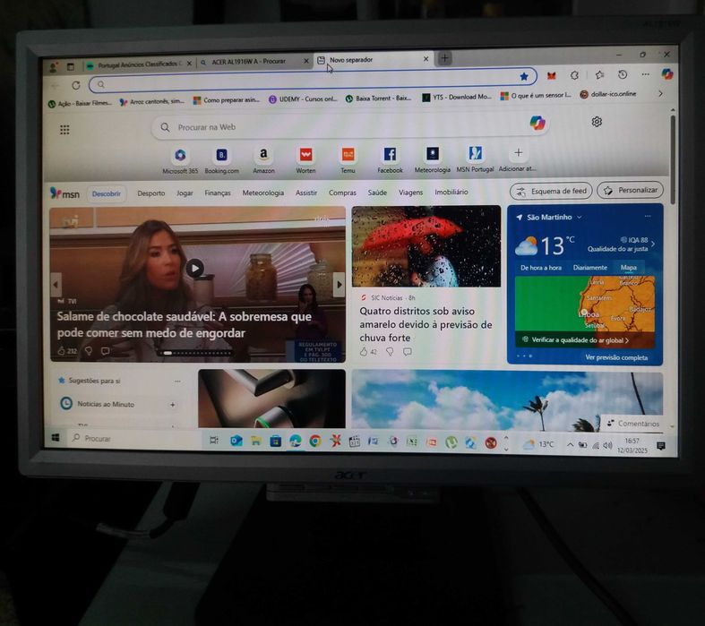 Acer Monitor 19" - Model AL1916W A64309601880322121