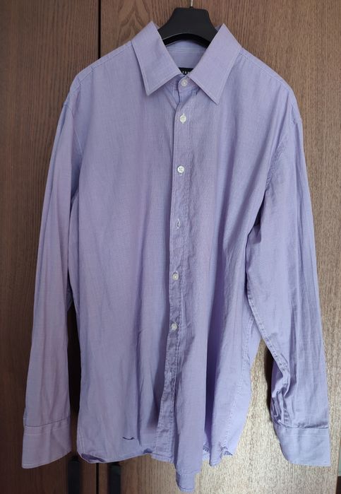 Koszula męska Wólczanka, liliowa 44