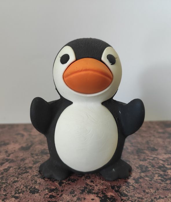 Strugaczka - gumka do mazania pingwin