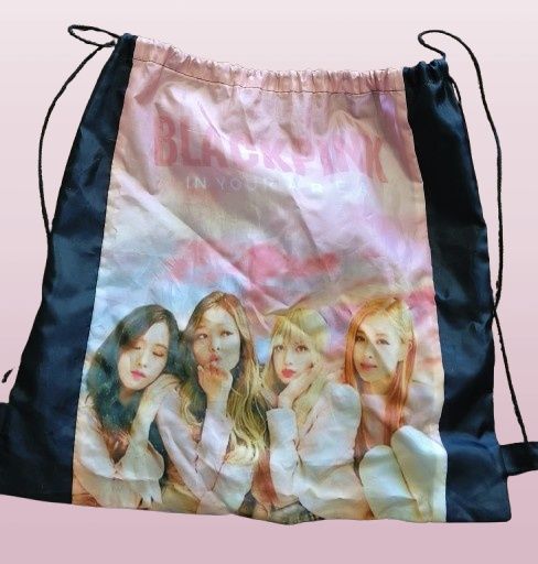 Школьный рюкзак black pink и сумка для обуви