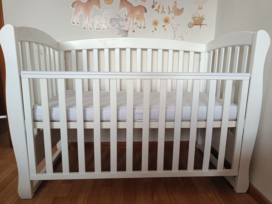 Ліжечко Veres лд 16 з ортопедичним матрацом