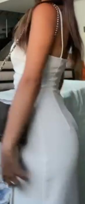 Vestido branco Zara XS