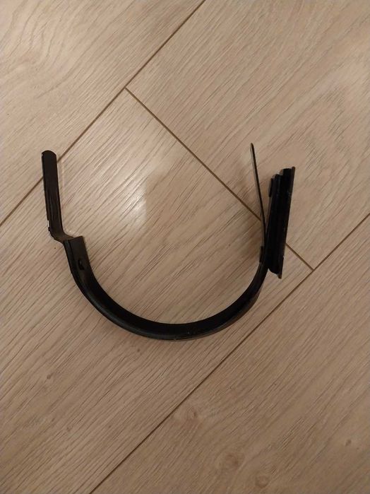 Hak rynnowy, uchwyt, rynhak,  ZENIT 127  9005 czarny BALEX