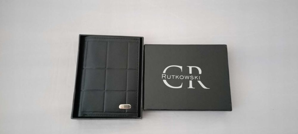 CR Rutkowski portfel męski skóra naturalna czarny