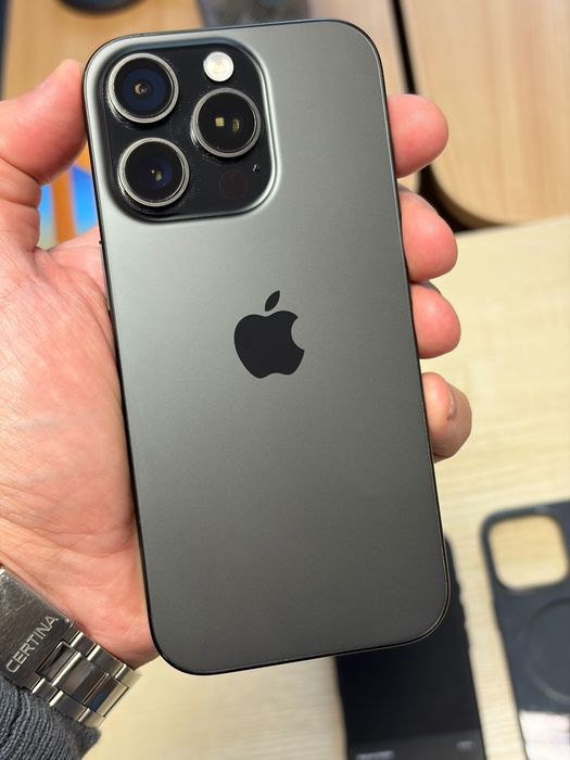 iPhone 16 Pro 128 GB Black Titanium | 89% | pudełko + 2 etui