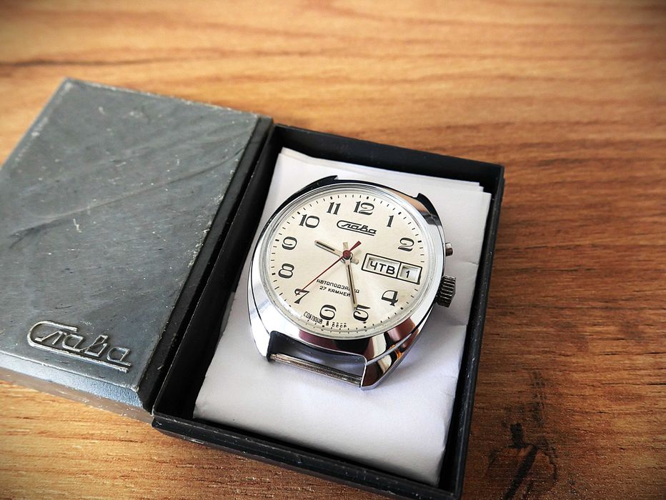 Новые часы Слава 2427 ссср