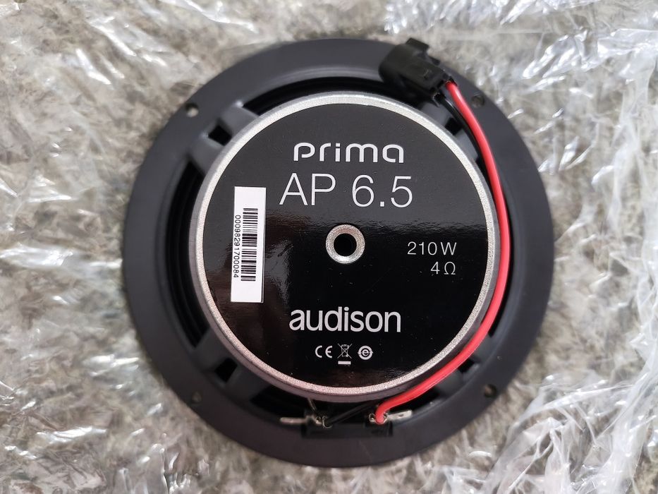 Audison AP 6.5 samochodowy głośnik basowy 16,5 cm (6,5"), 210 W, 4 Ohm.