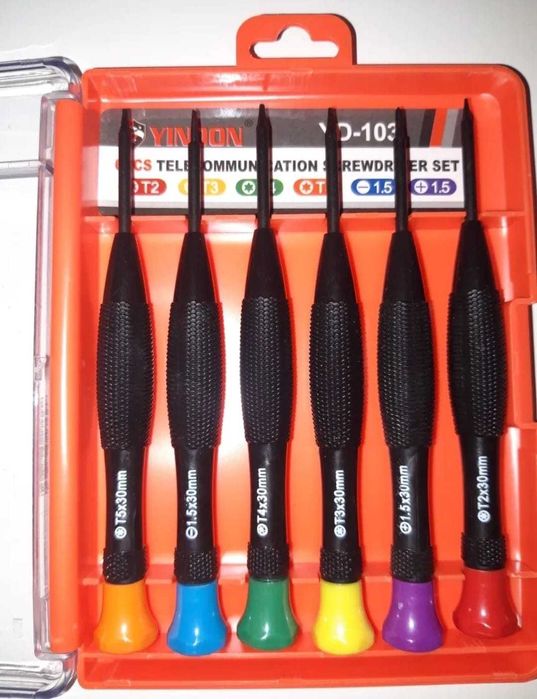 Набір викруток 25 в 1 для телефона, комп'ютера, ноутбука магнітні Біти