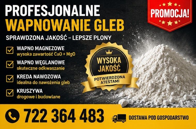 Wapno nawozowe ,kreda ,kruszywo ,kamien ,piasek do tynkowania