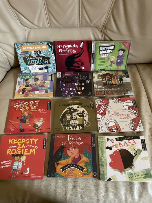 Słuchowiska audiobooki książki dla dzieci CD mp3 książki do słuchania