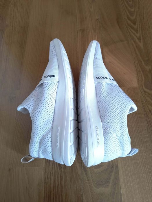 Buty sportowe siateczkowe adidas białe r. 36