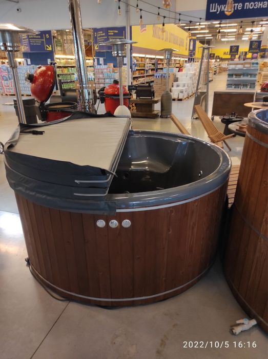 Чан, Купель на дровах, купель з підігрівом, спа, баня.