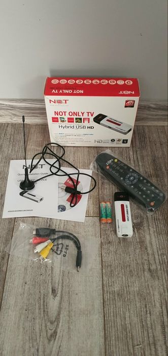 Tuner TV USB Not Only TV Hybrid HD + pilot + antena + komplet