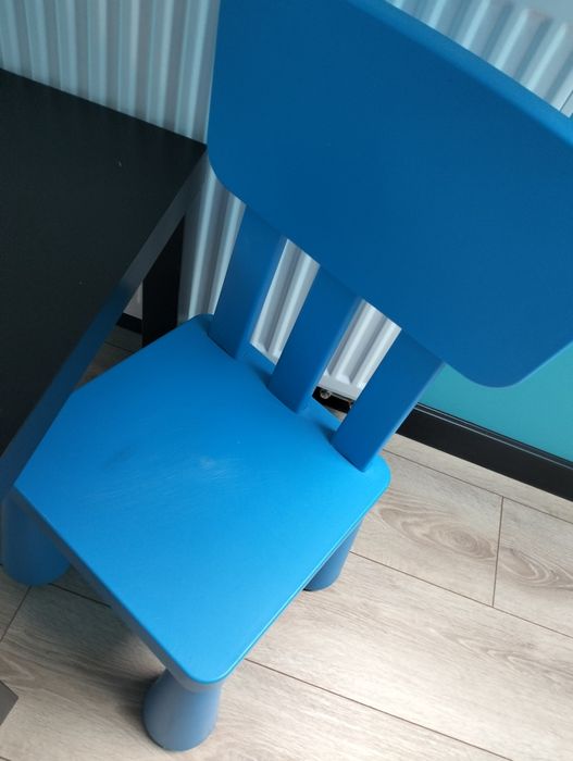 Zestaw Ikea mammut stolik lack