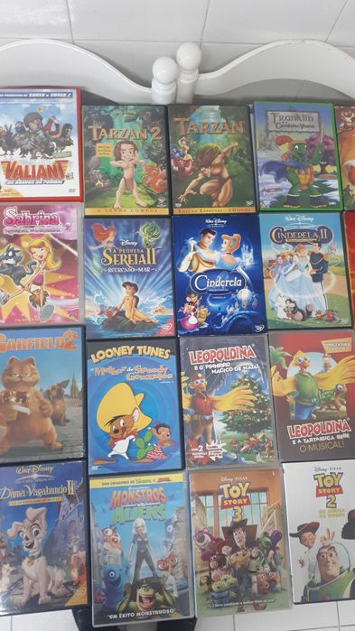 DVD´s de banda desenhada 98 unidades todos originais
