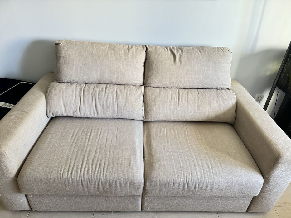 Sofá 2 lugares Eskilstuna Ikea Bege