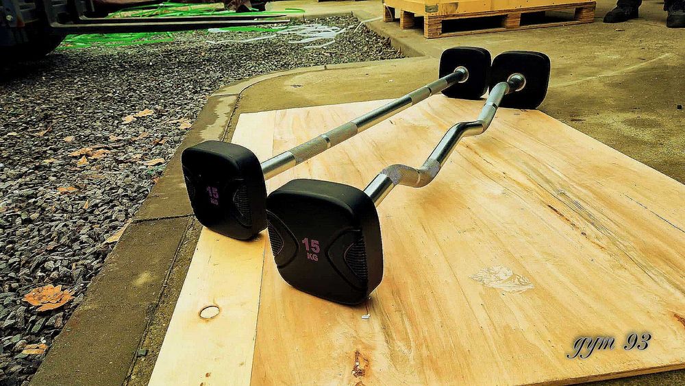 Zestaw 5 sztang przeciw toczeniowych kwadratowych giętych fiolet