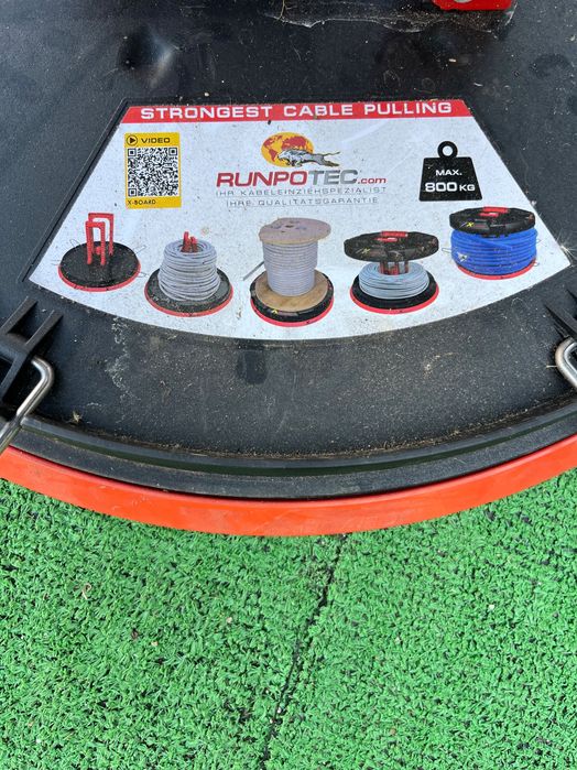 Rolo multitarefas para cabos suporta até 800 kg