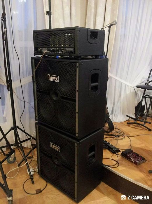 Lampowy wzmacniacz do gitary basowej LANEY NEXUS TUBE + kolumny