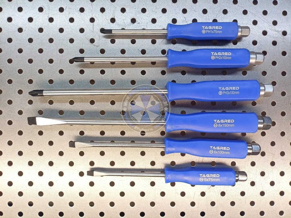 Zestaw wkrętaków do pobijania 6-el wkrętaki do pobijania podbijania