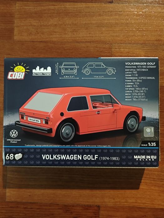 VW Volkswagen Golf Cobi Bricks