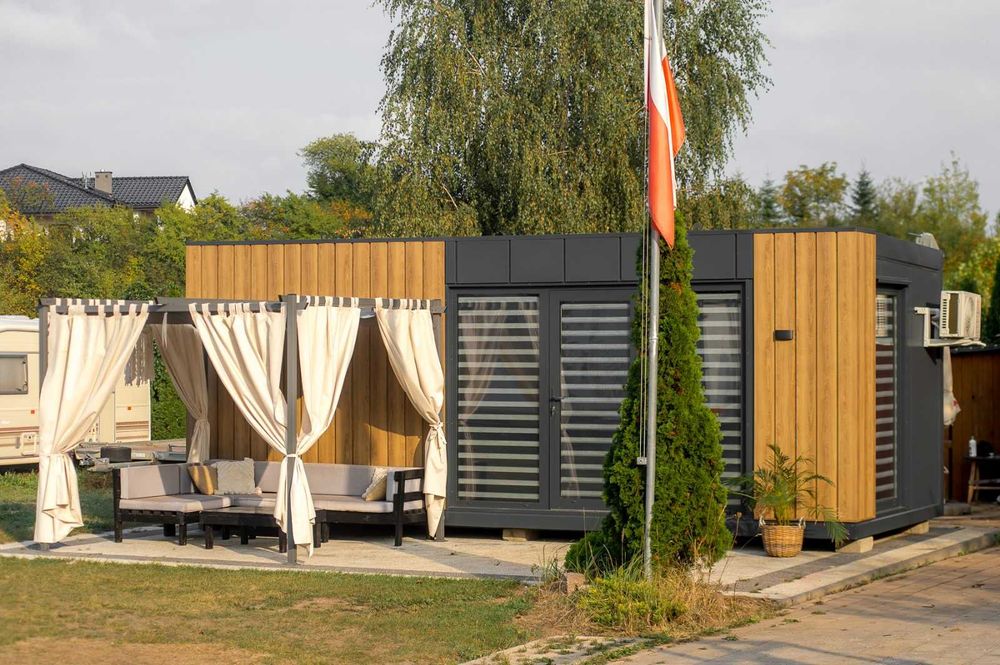 Domek kontenerowy komfort jak w mieszkaniu mobilność jak w przyczepie!