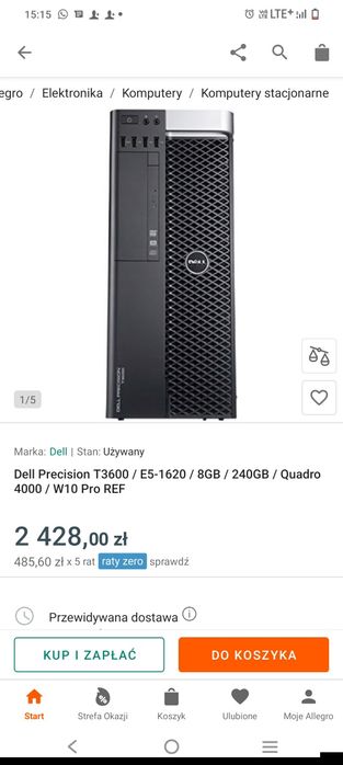 Komputer na sprzedaż