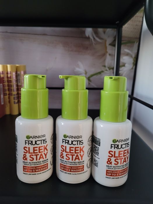 Garnier Fructis sleek stay serum aktywowane ciepłem bez spłukiwania